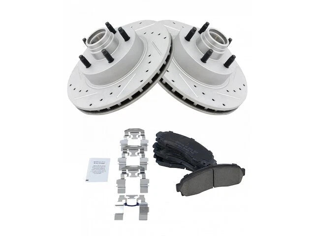 Front Brake Pad and Rotor Kit for Mazda B2300 (2003–2009) ZX932MQ