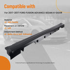 Left Side Skirt Extension Lip for Ford Fusion (2013–2017) Black Plastic