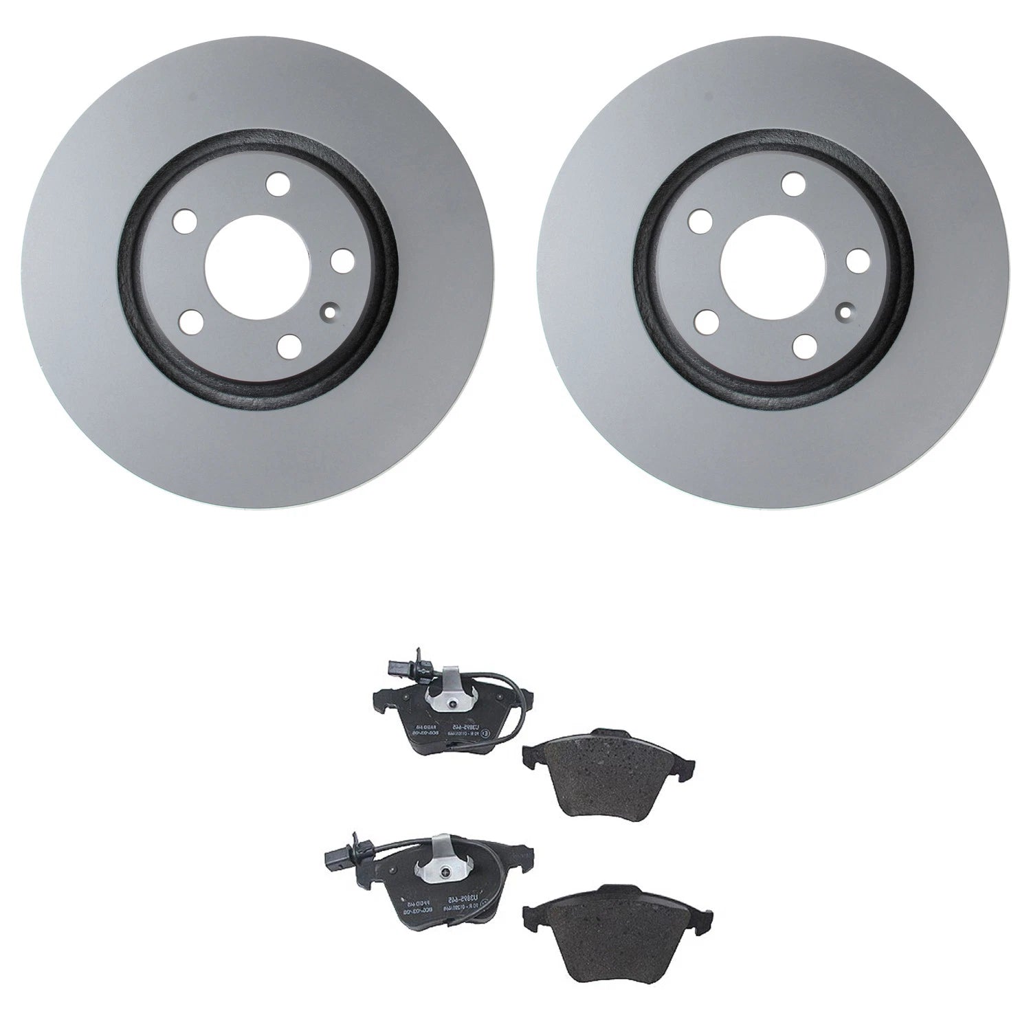 Hella Pagid Front 321mm Rotors Disc Brake Pad Kit for Audi A6 Quattro