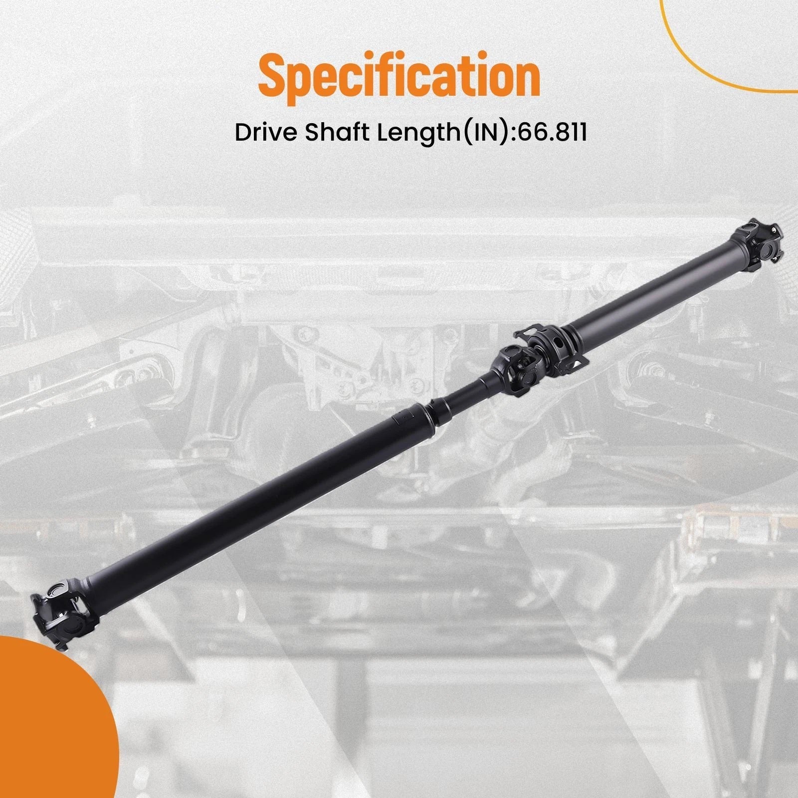 Rear Drive Shaft Assembly for Toyota Tacoma (2005–2015) 4WD