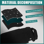 Dashboard Cover for Nissan NV350 (2012–2020) Black Polyester Non-slip Mat