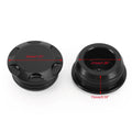 Frame Plugs Inserts Pair Black for Kawasaki Ninja EX 250 400 Z250 Z400 (2018–2022)