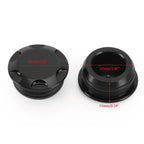 Frame Plugs Inserts Pair Black for Kawasaki Ninja EX 250 400 Z250 Z400 (2018–2022)