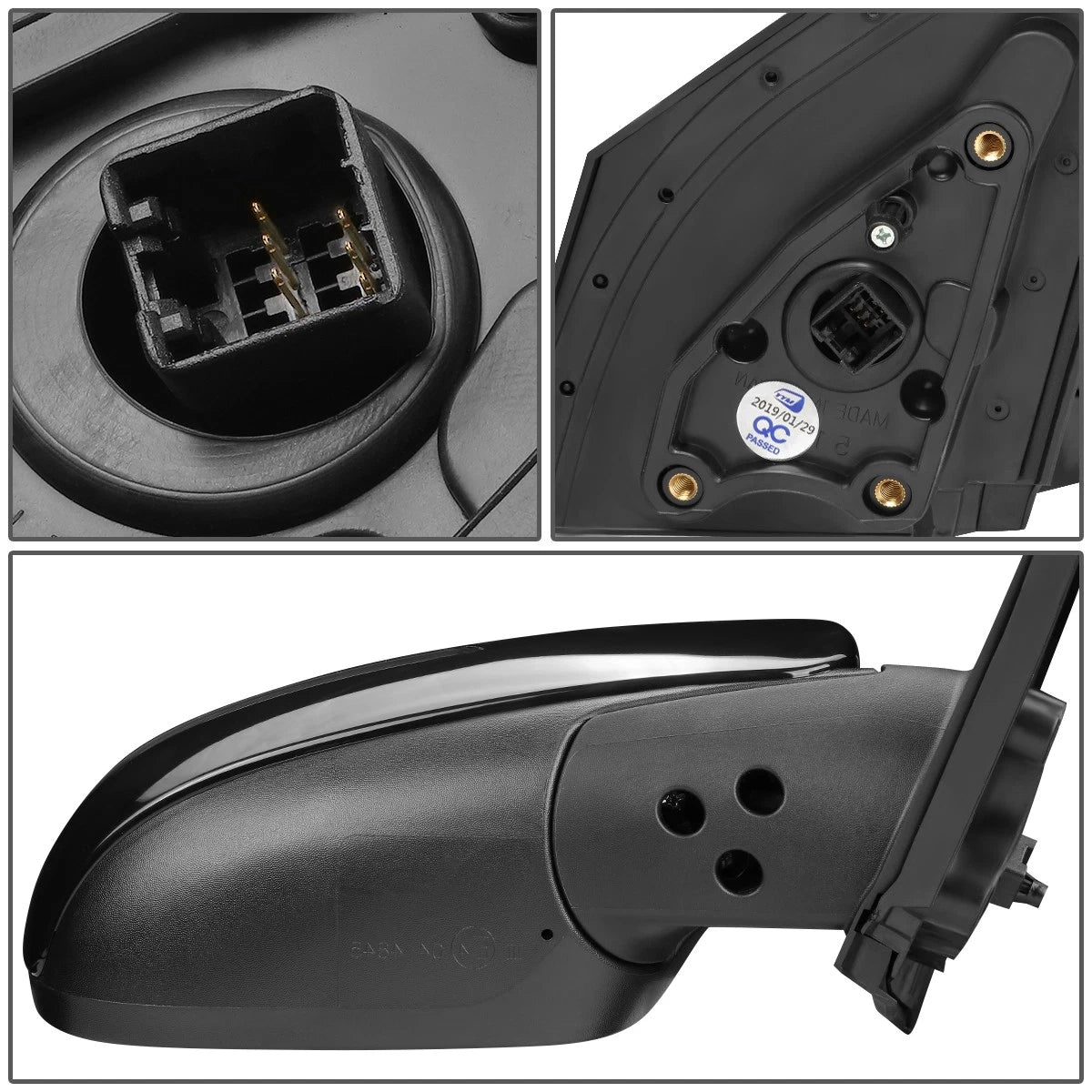 Right Door Mirror for Kia Rio (2010–2011) KI1321170