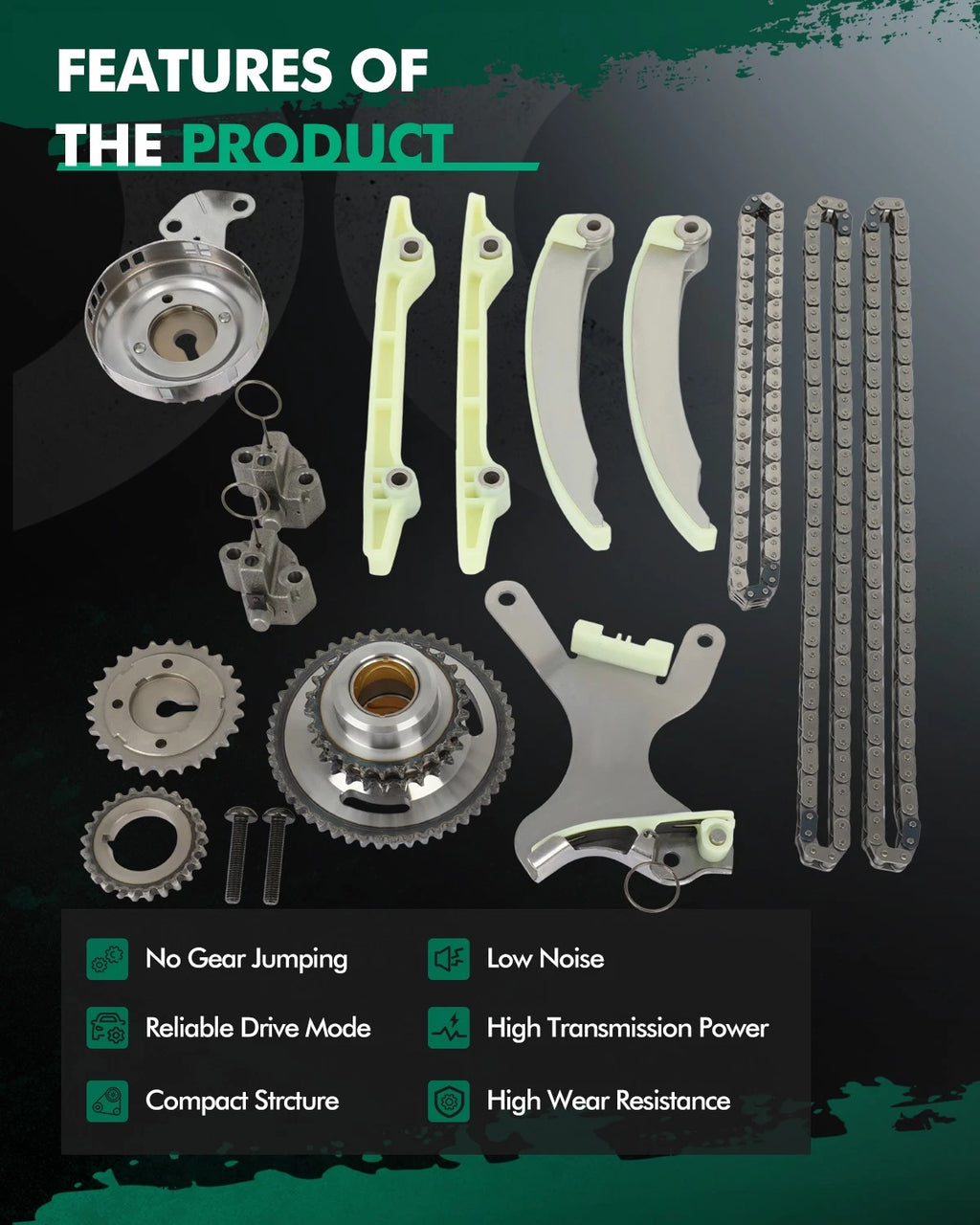 Timing Chain Kit for Jeep Chrysler Dodge Ram 1500 (2007–2013)