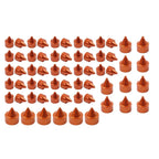 62X Engine Bolt Red Cap Kit for Harley Touring Road King Softail Trike (2018-2024)