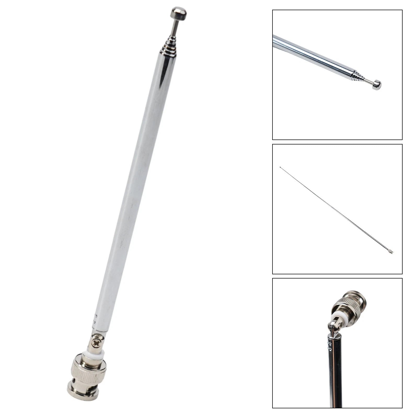 Telescopic BNC Scanner Antenna 20-1300MHz for Universal Use
