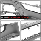Polished Chrome Front Bumper Face Bar for Ford F-150 (2021–2023)