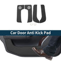 2X Car Door Anti Kick Pad Sticker Protector for Nissan NV200 (2000–2020) Black