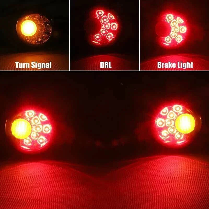 Metal LED Rear Turn Signal Light for Harley Sportster XL883 XL1200 (2004-2023)