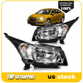 Set of 2 Black Housing Headlights for Chevy Cruze (2011–2015)