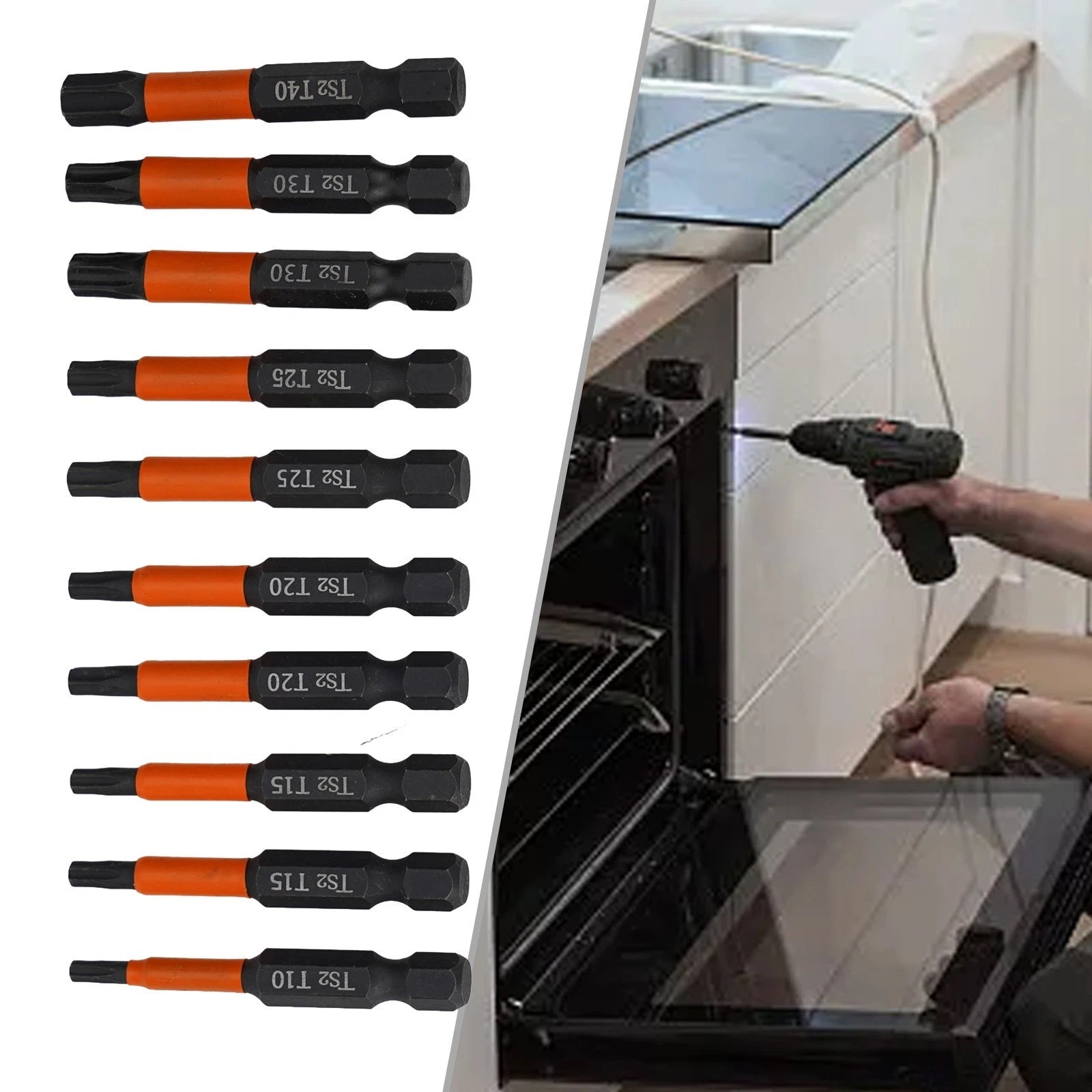 11 Piece Screwdriver Bit Set for Various Applications