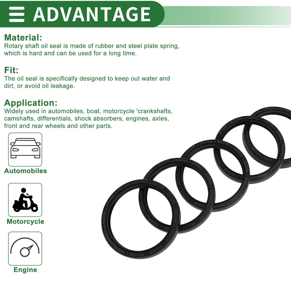 Oil Seal   - NBR Rubber 60x72x10mm