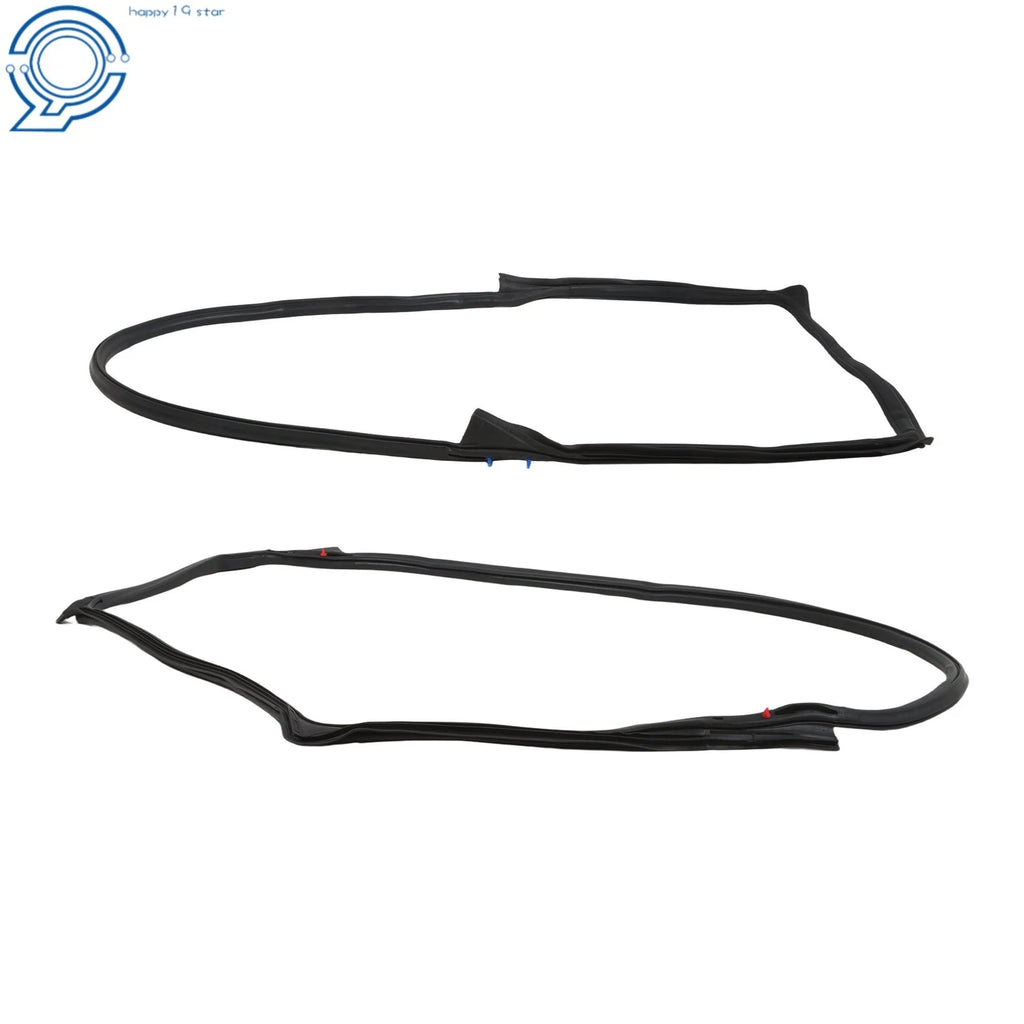 Set of 2 Front Door Weatherstrip Seals for Jeep Wrangler (2007–2018)