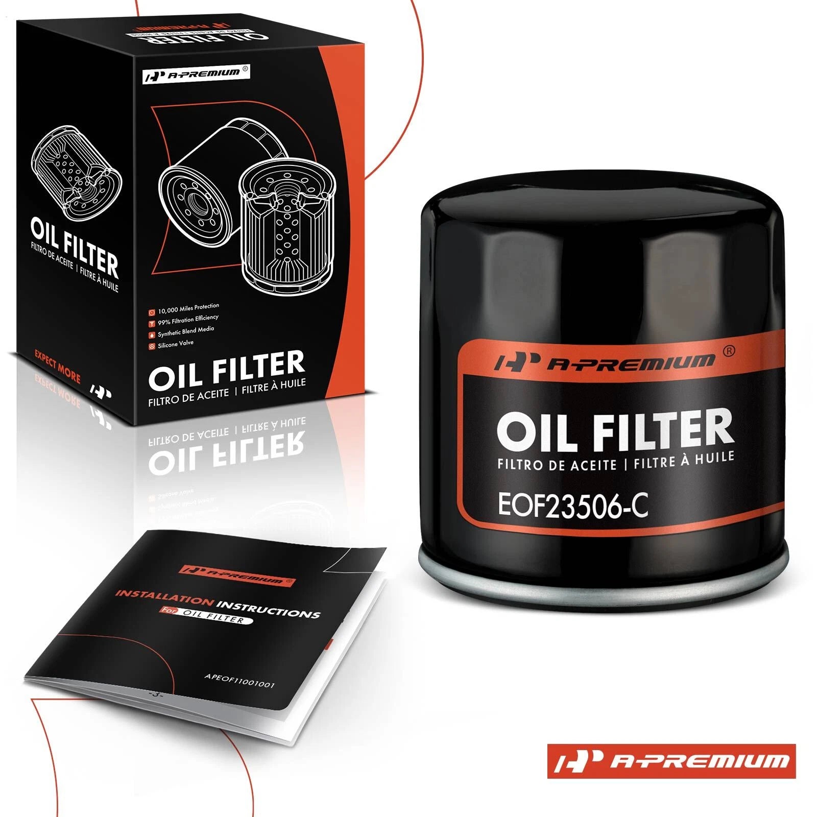 Engine Oil Filter for Chevy Silverado 1500/2500 (1999–2006)