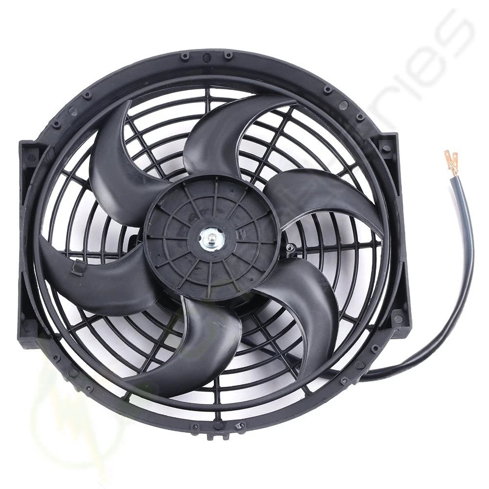 2X 10" Radiator Condenser Cooling Fan for GMC Canyon Envoy XUV (2004–2009)