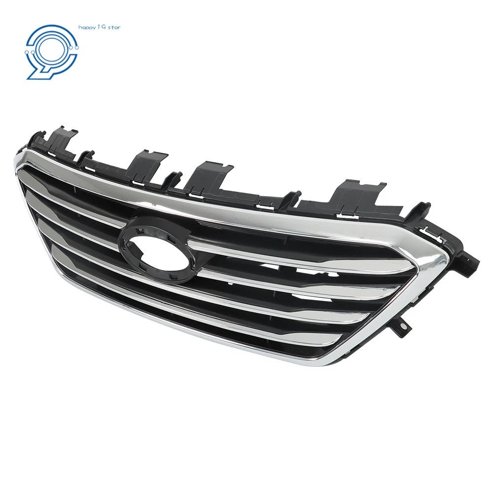 Front Bumper Upper Grille for Hyundai Sonata (2015-2017) Chrome