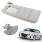 Left Side Sun Visor for Toyota Venza 2009-2016 Light Gray LHD