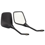 Black 10mm Universal Motorcycle Rearview Side Mirrors for Honda Suzuki