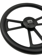 Steering Wheel Vinyl Wrap Carbon Fiber 5 Hole for Peterbilt Kenworth (2010–2024)