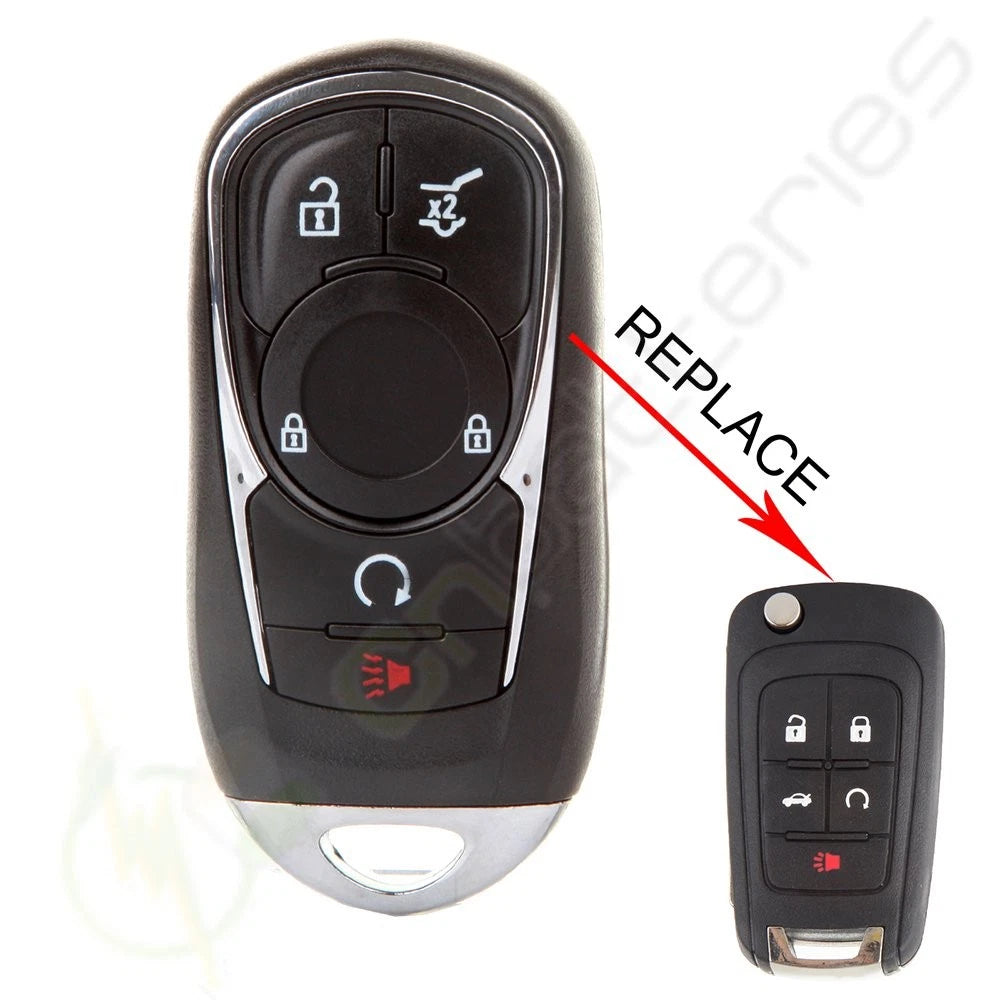 2X Keyless Remote Key Fob for Chevrolet (2010–2013)