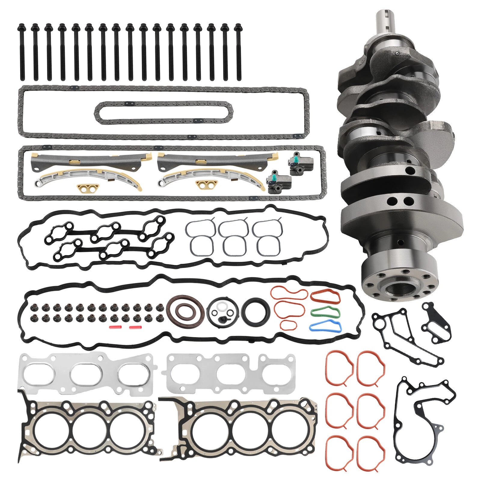 Engine Rebuild Kit & Crankshaft Timing Kit for Hyundai Kia 3.3L