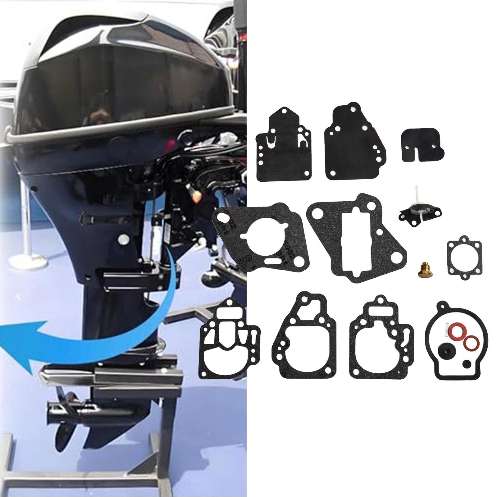Carburetor Parts Kit for Mercury Mariner 6-25HP (Compatibility)