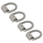 Set of 4 Heavy Duty Weld-On Forged D Rings for Automotive Use
