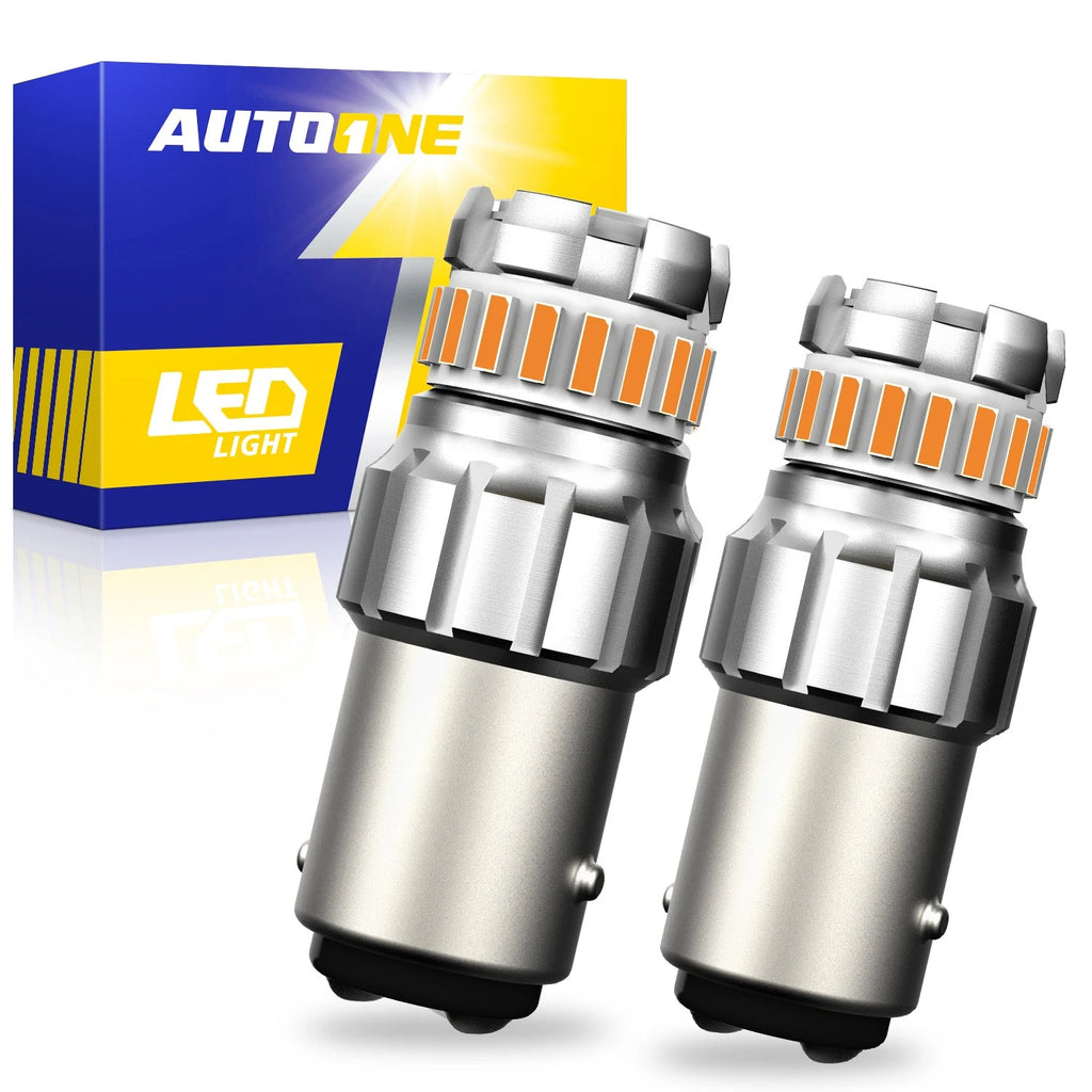 Set of 2 LED Turn Signal Light Bulbs for AUTOONE 1157 2057 7528