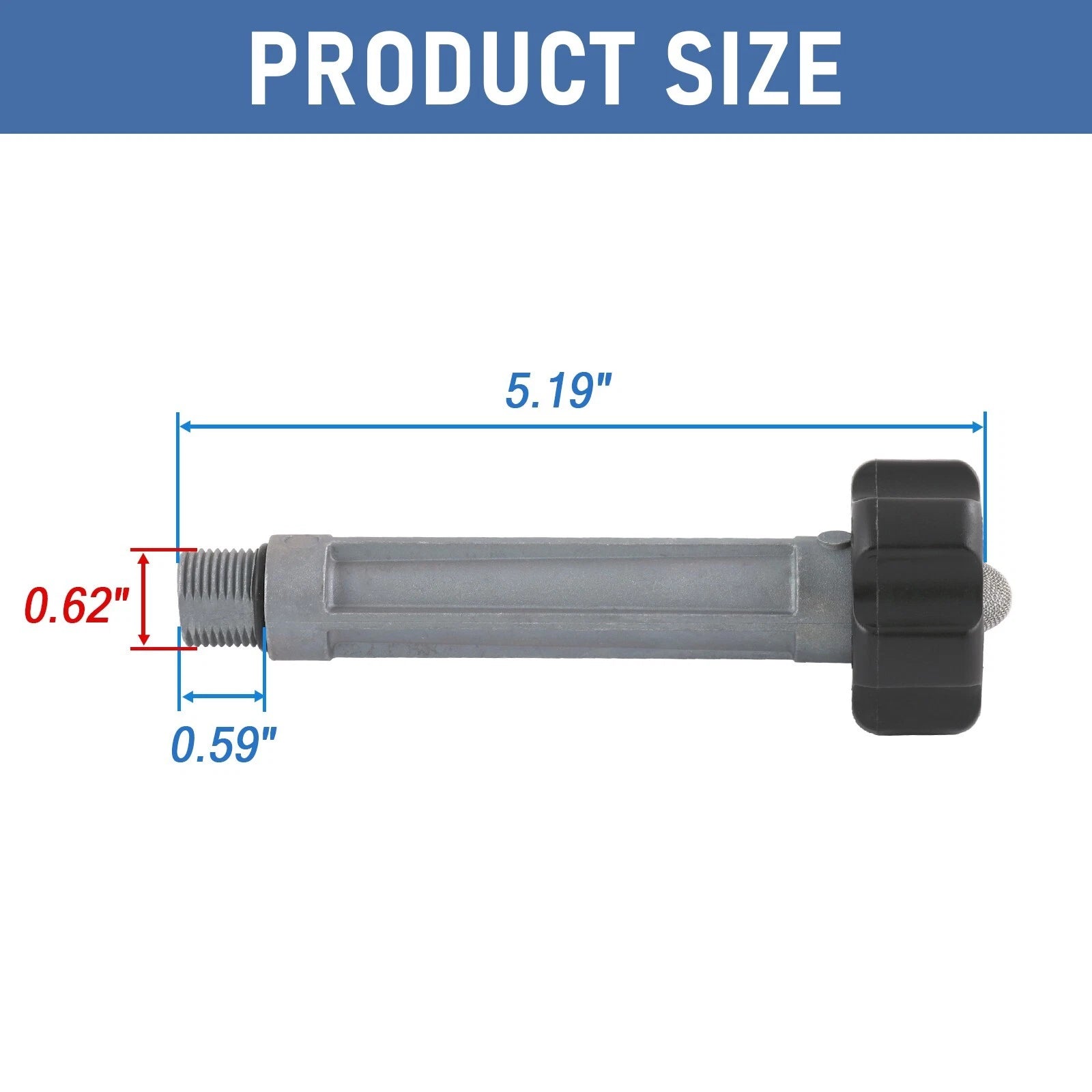 Water Inlet Tube for Annovi Reverberi Pressure Washer (2014–2023)