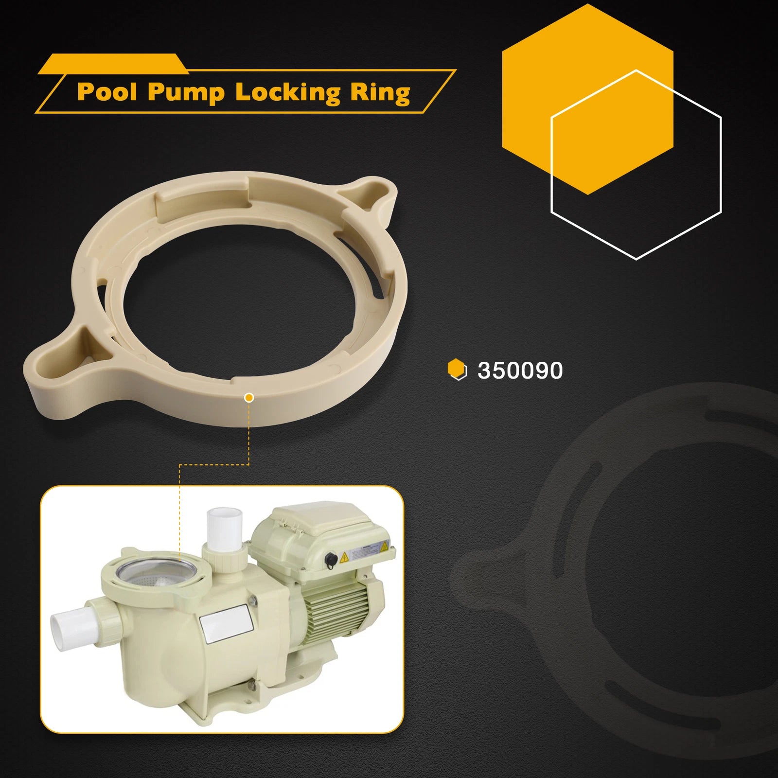 Pool Pump Lid Locking Ring for Pentair Superflo