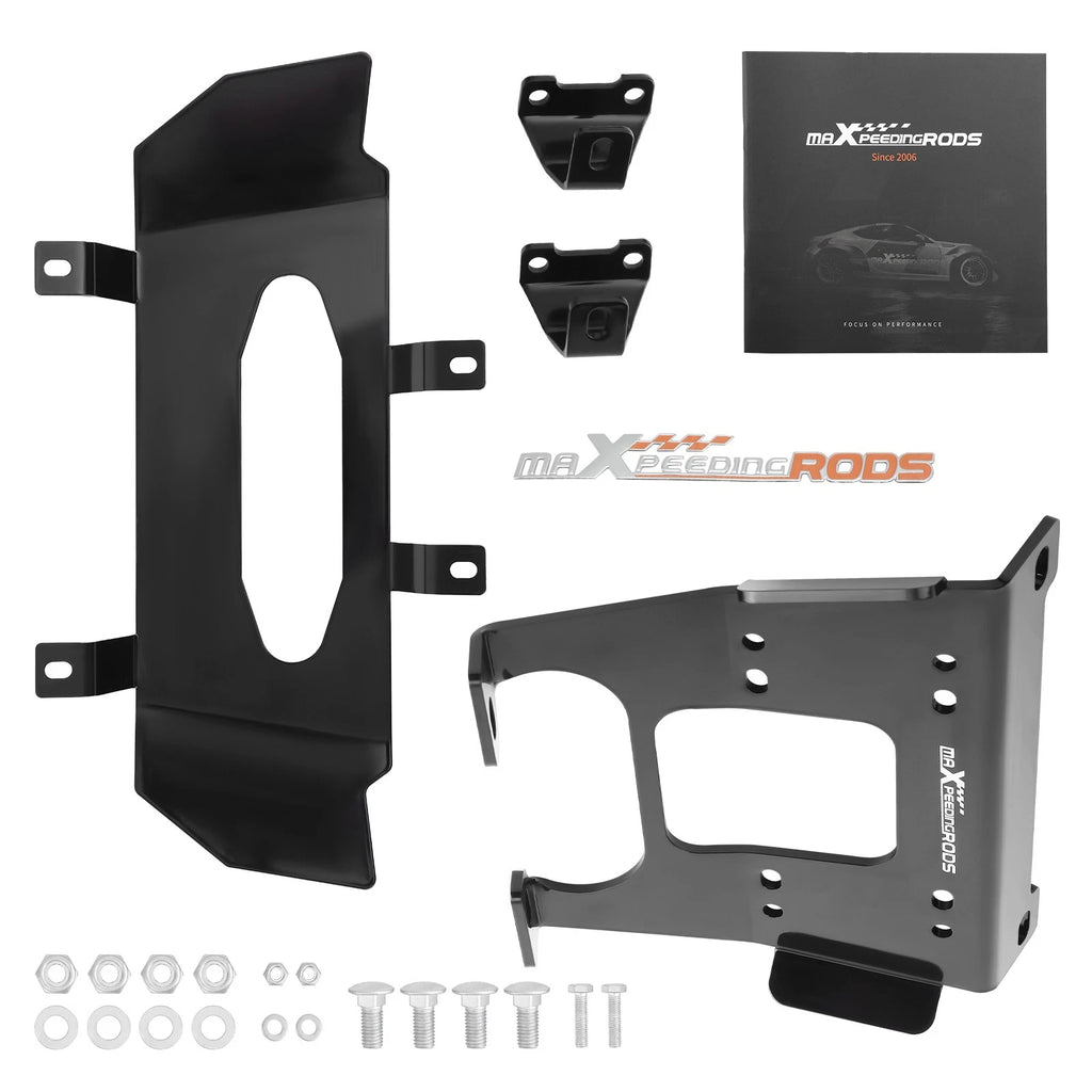 Heavy-Duty Steel Winch Mounting Bracket for Polaris RZR XP (2020–2023)