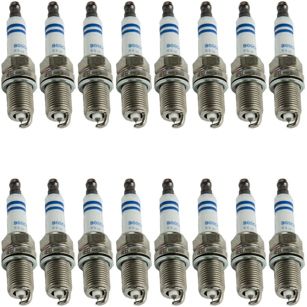 Set of 16 Bosch OE Fine Wire Platinum Spark Plugs for Chrysler Dodge RAM Jeep
