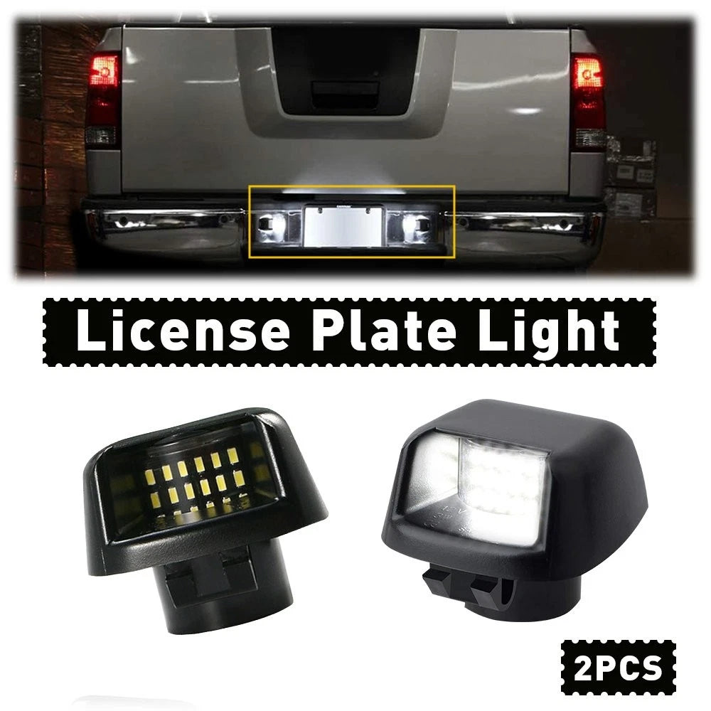 LED License Plate Light for Nissan Frontier Armada Titan (YYYY–YYYY)
