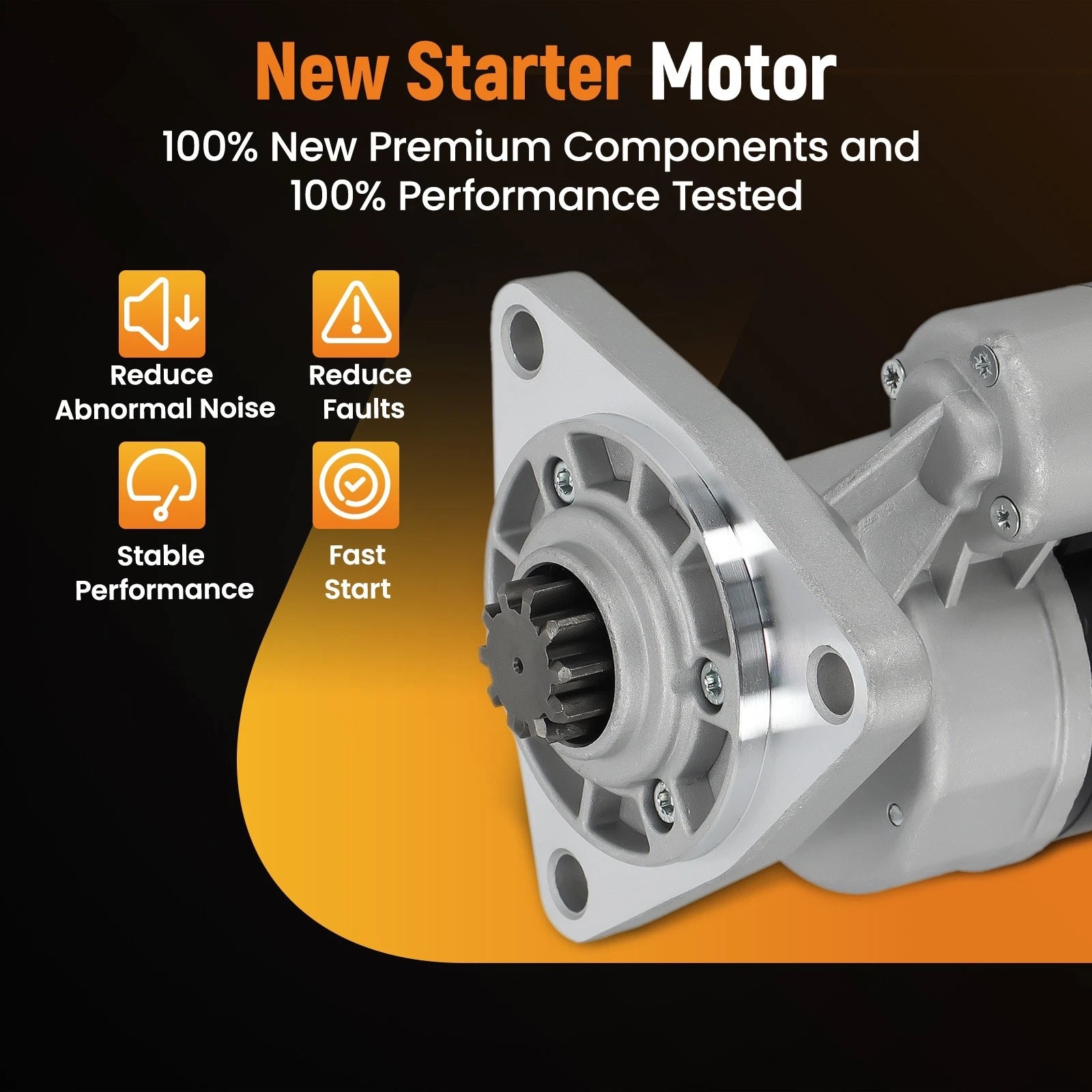 Starter for Belarus Tractor 250 250AS 300 310 400 400A 400AN (2009–2009)