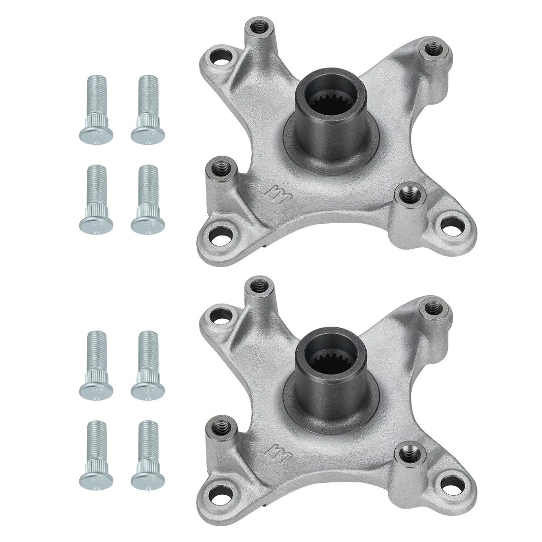 2X Rear Wheel Hub w/Bolts for Polaris Sportsman 400 4x4 (2008–2010)