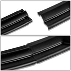 3Pc Front Bumper Lip Splitter for Toyota Sienna (2011–2015) Matte Black
