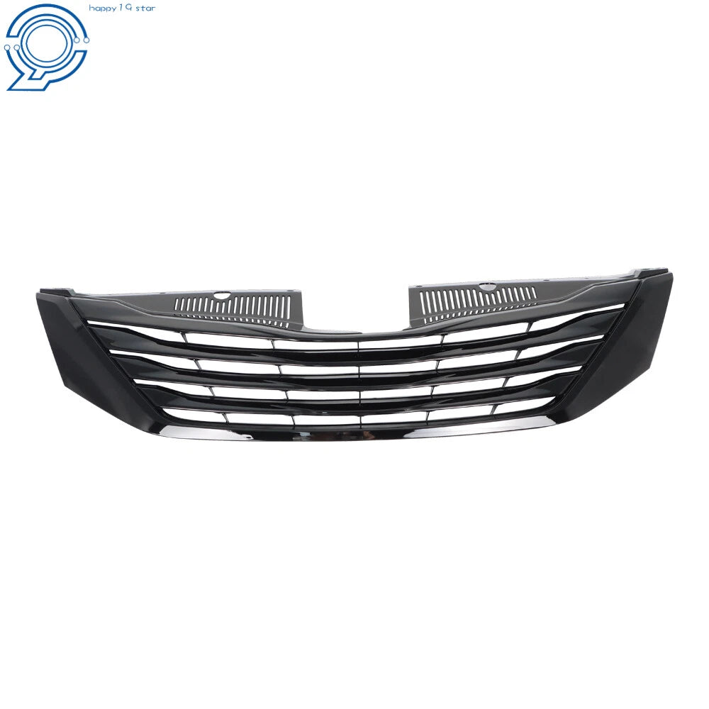 Front Upper Grille for Toyota Sienna (2011-2017) Gloss Black