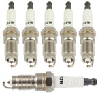 Set of 6 Iridium Spark Plugs for Ford Mustang, Land Rover LR3, Mazda B4000, Mercury
