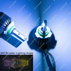 High Power Ice Blue H11 LED Conversion Kit for Headlamp Bulb Replacement (2xH9)