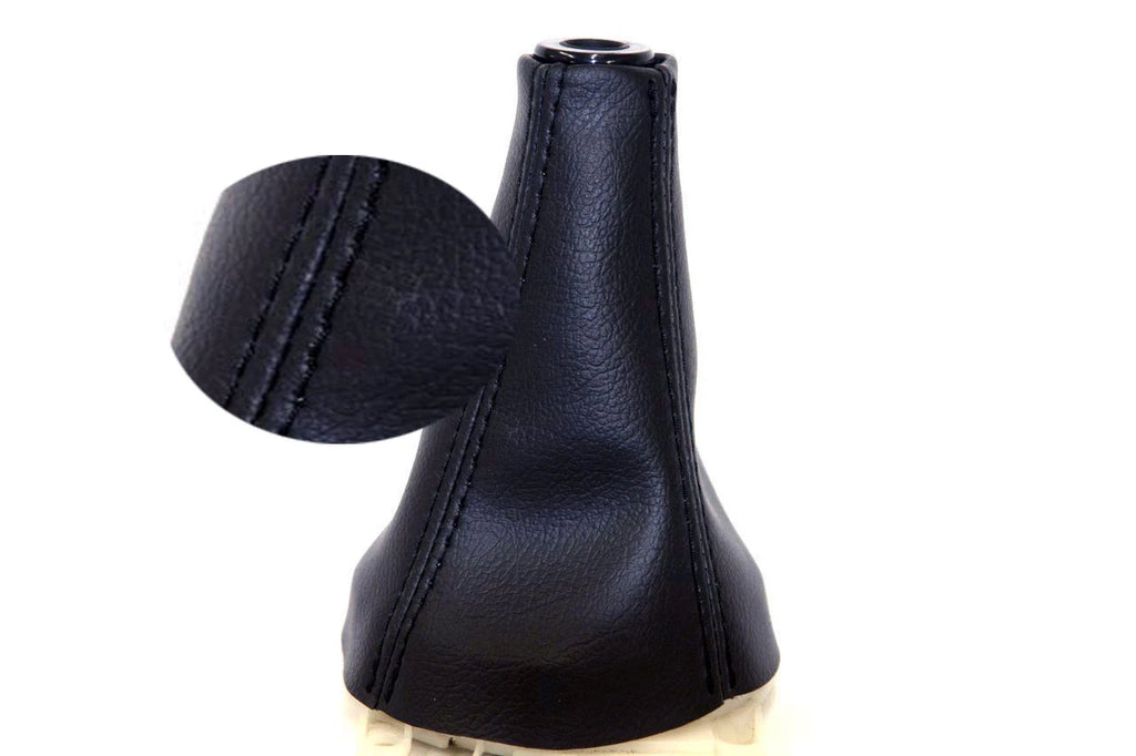 Manual Shift Boot for Mitsubishi Lancer (2002–2007) Black PVC Leather