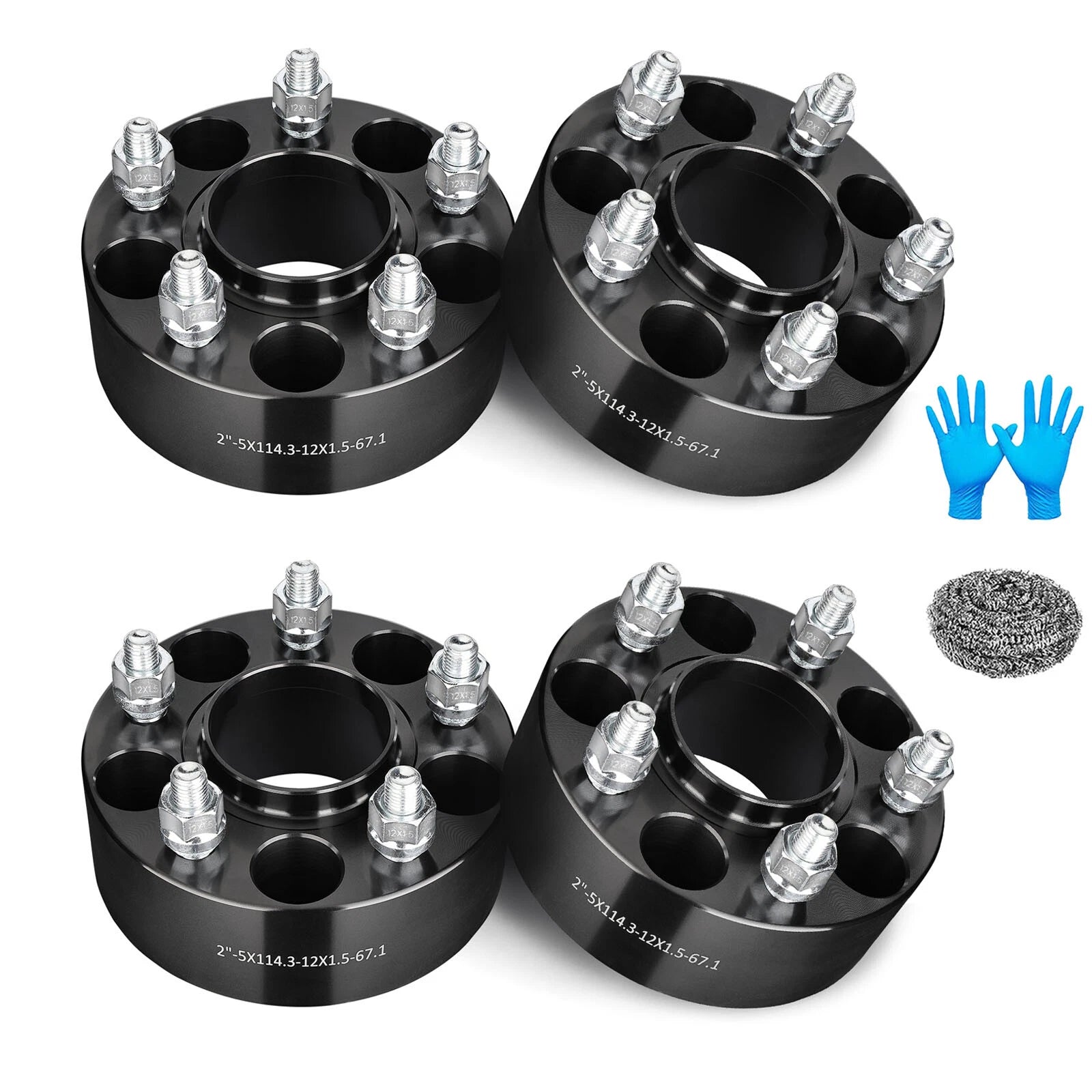 2 Inch 5 Lug Hubcentric Wheel Spacers for Hyundai Equus (1999–2016)