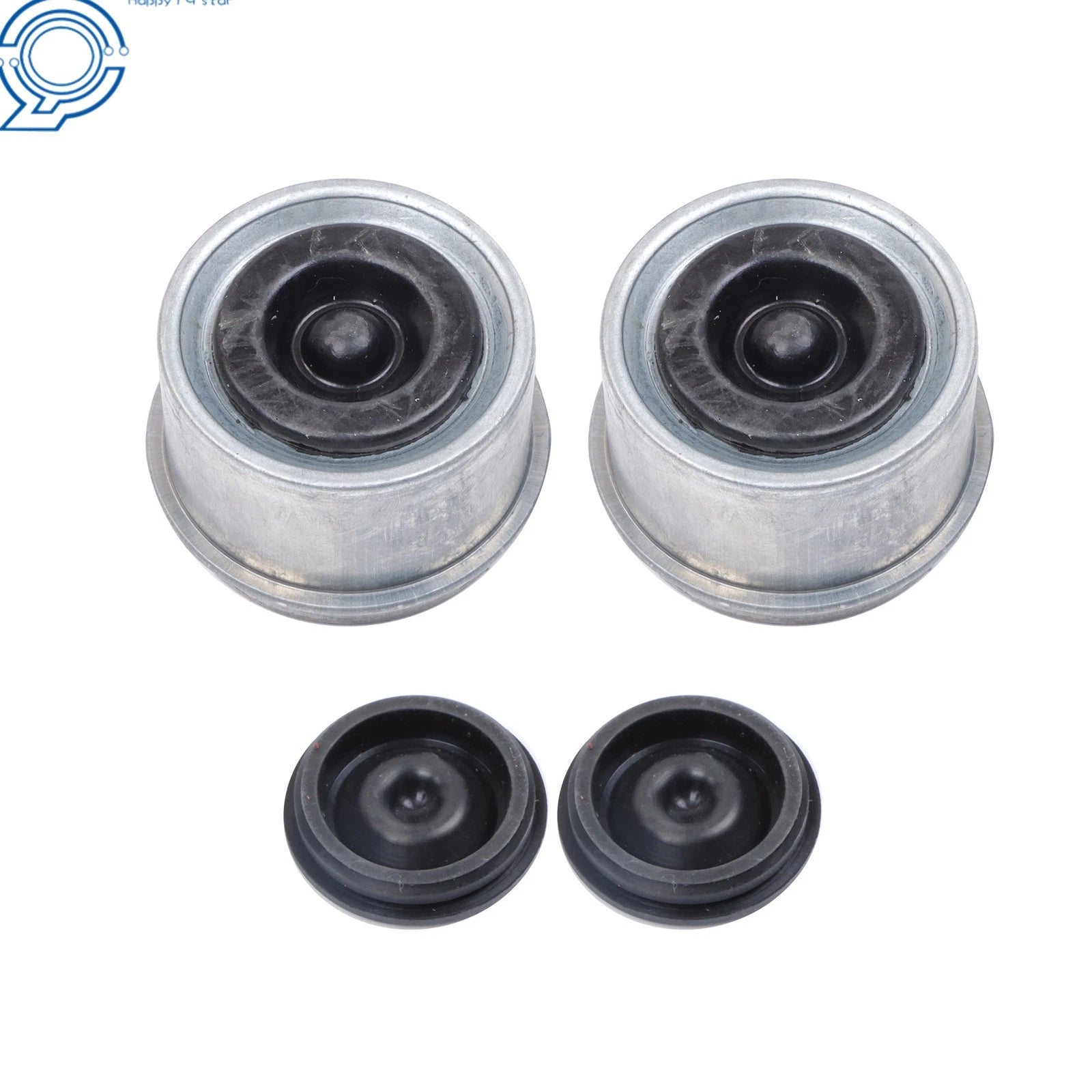 Set of 2 Spindle Trailer Bearing Kits for 2000 lb Trailer Hub (Year Unknown)