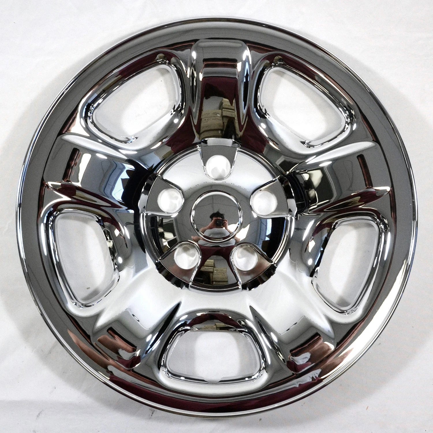 Wheel Skins Hub Caps Chrome 16 Inch for 2002–2007 Jeep Liberty