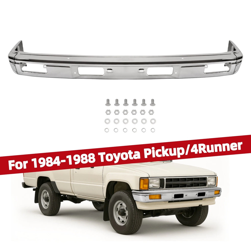 Chrome Front Bumper Face Bar for Toyota 4Runner (1984–1988)