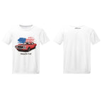 Car Culture T-Shirt for Men Retro Auto Art Cotton Blend (Men's Size)