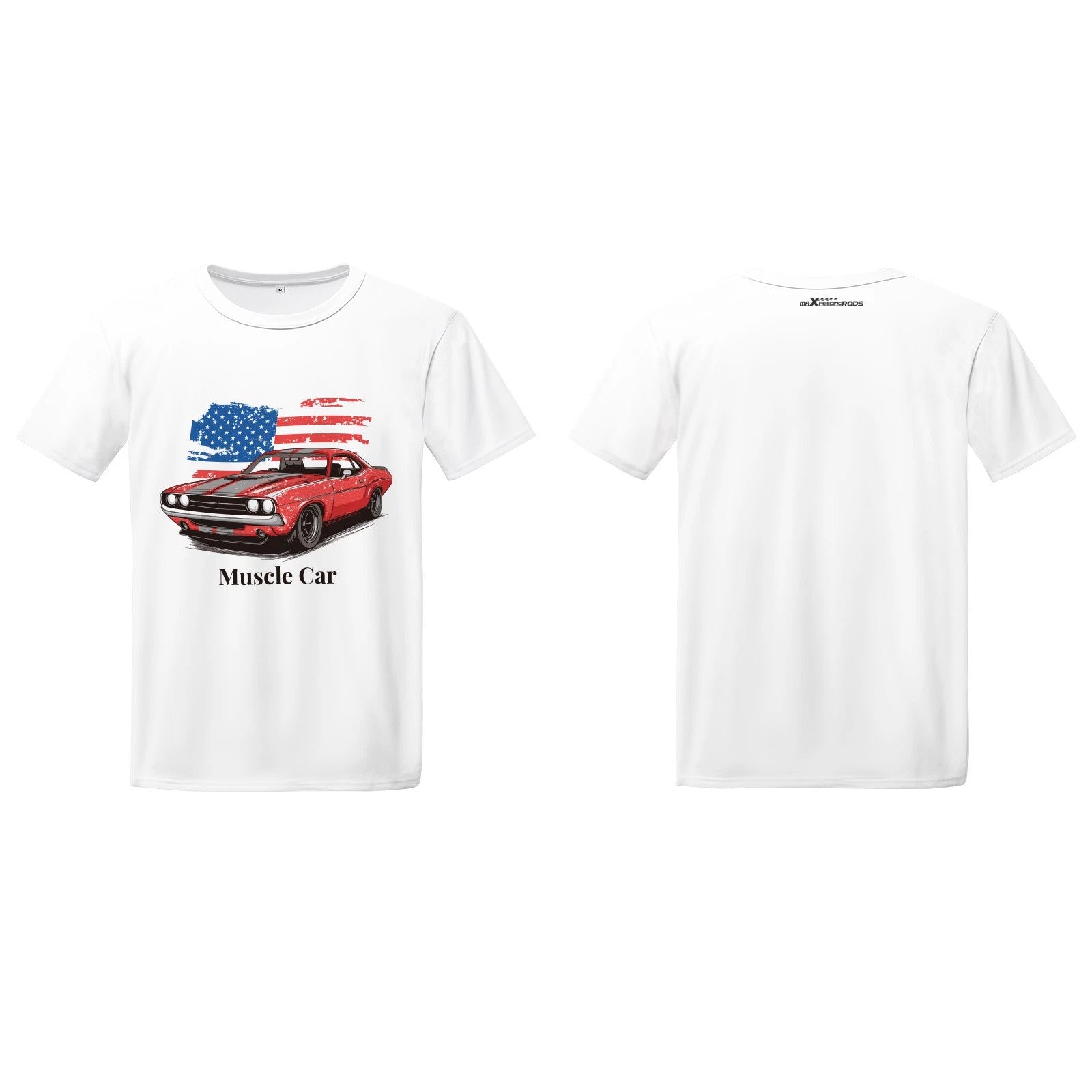 Car Culture T-Shirt for Men Retro Auto Art Cotton Blend (Men's Size)