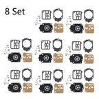 Set of 8 Carburetor Diaphragm Repair Kit for Tillotson RK-1HE Stihl 038