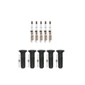 Set of 5 Iridium Spark Plugs & Coil Boots for H3 H3T (2006–2010)