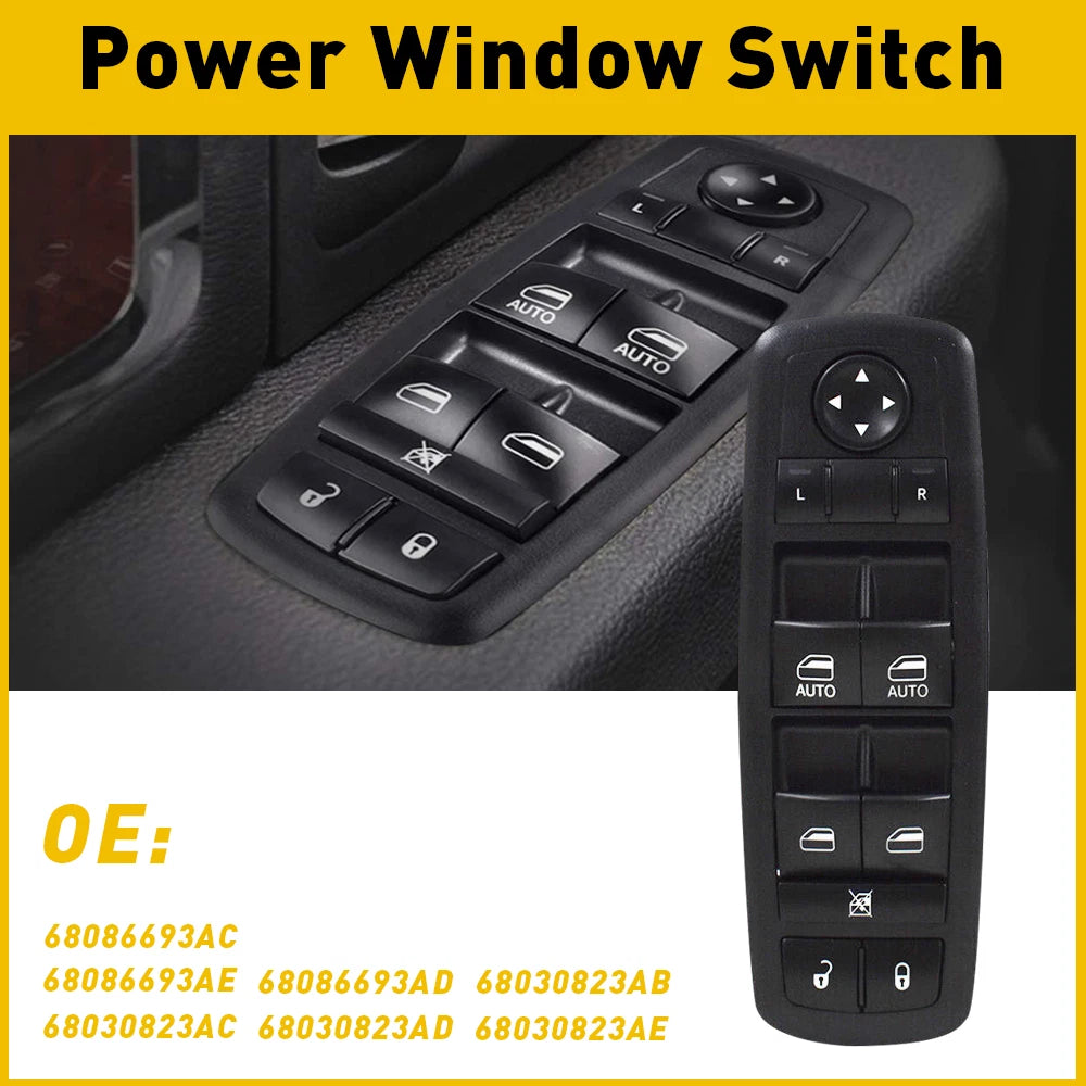 Master Power Window Switch for Jeep Grand Cherokee Dodge Durango (2011–2013)